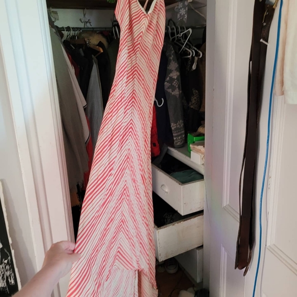 Candy stripe Hi-lo dress - Picture 2 of 2